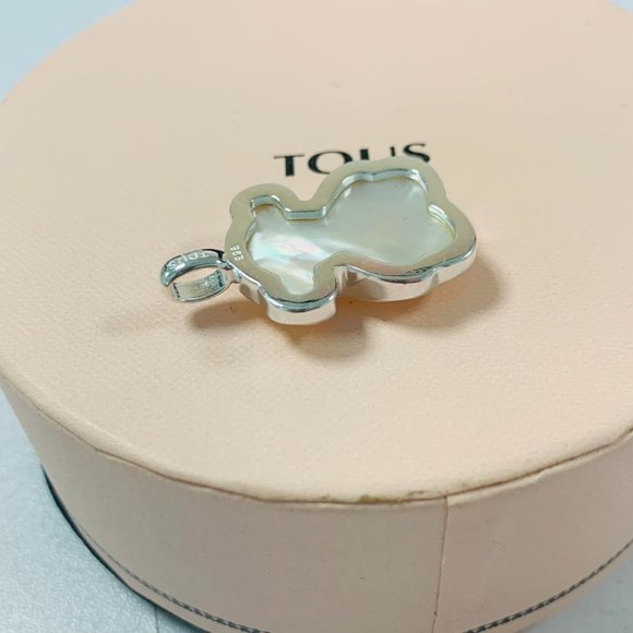 Silver TOUS Color Pendant with faceted onyx 3,3cm. sterling silver - Picture 5 of 10